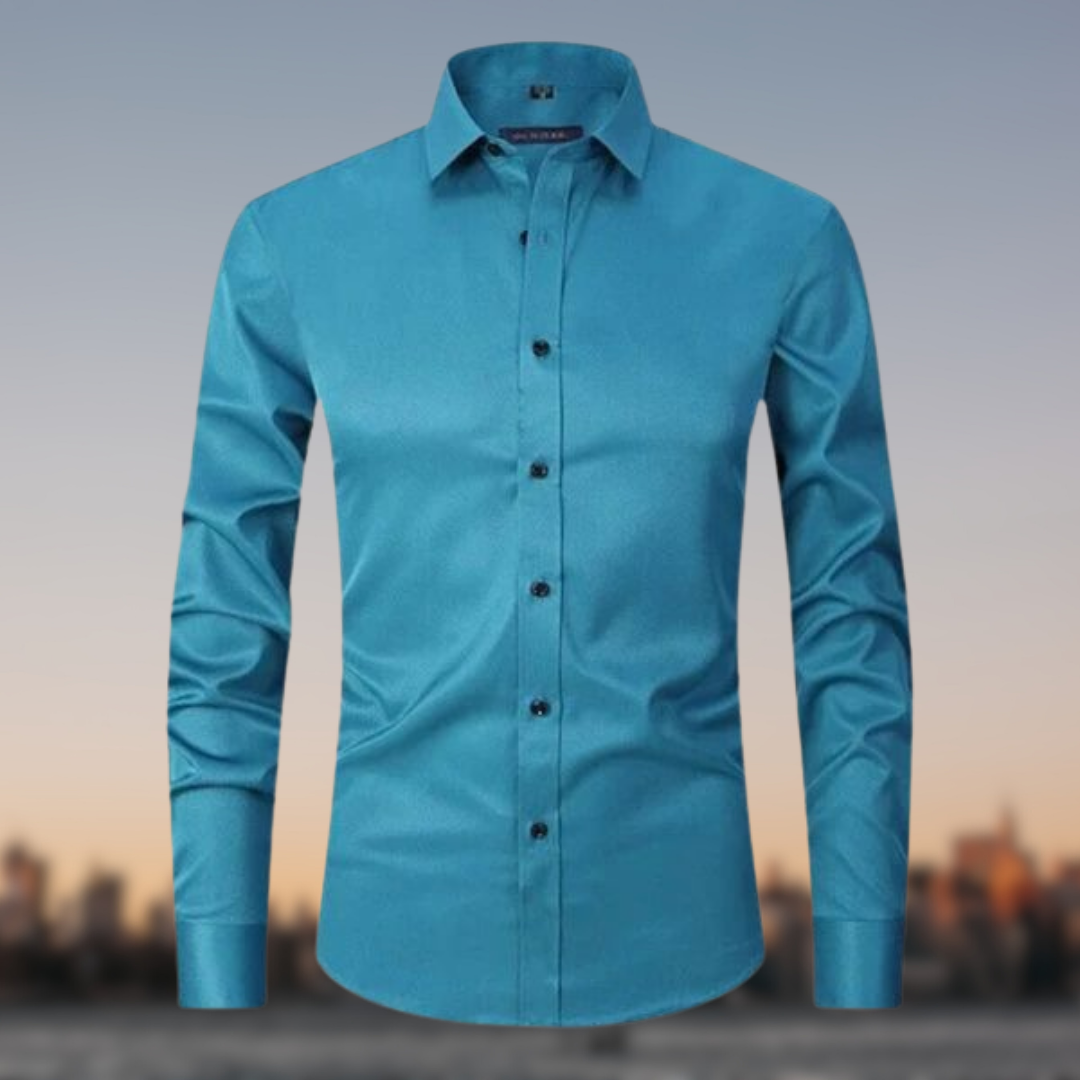 Men's Elegant Stretch Shirt | Long Sleeve