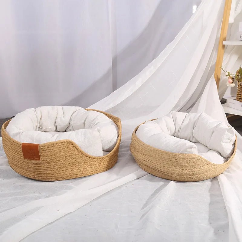 Eco-Friendly Cat Sofa with Breathable Cotton Design