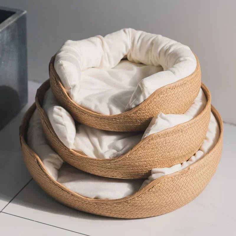 Eco-Friendly Cat Sofa with Breathable Cotton Design