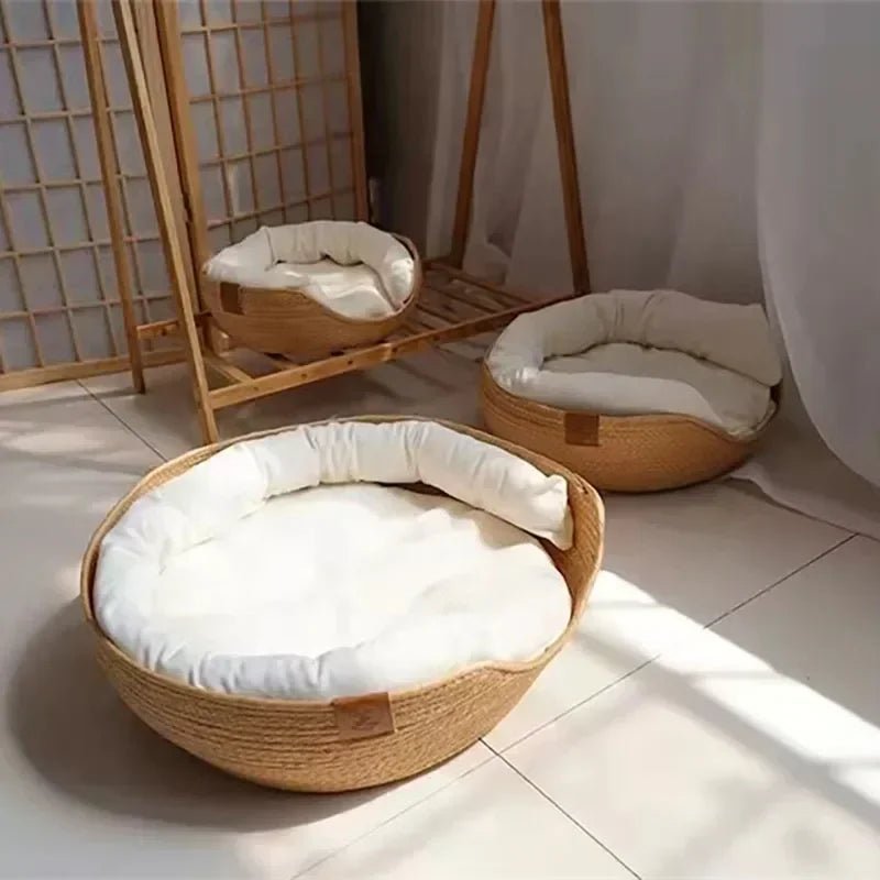 Eco-Friendly Cat Sofa with Breathable Cotton Design