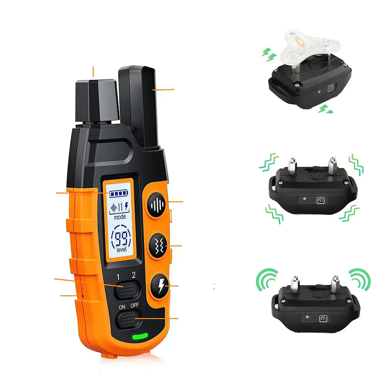 1000m Remote Waterproof Dog Training Collar