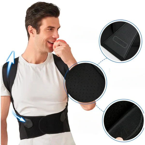 Adjustable Back Brace for Daily Posture Support and Comfort