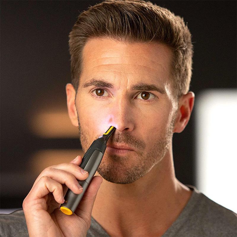 Precision Trimmer | Titanium Coated Stainless Steel Blade with LED Light | Ultra Lightweight