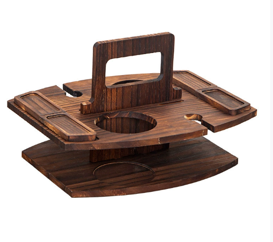 Stylish Oak Picnic Wine Table – Space-Saving & Multifunctional