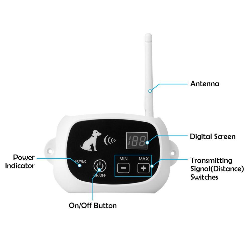 Wireless Dog Fence with Training Mode for Safe Outdoor Freedom