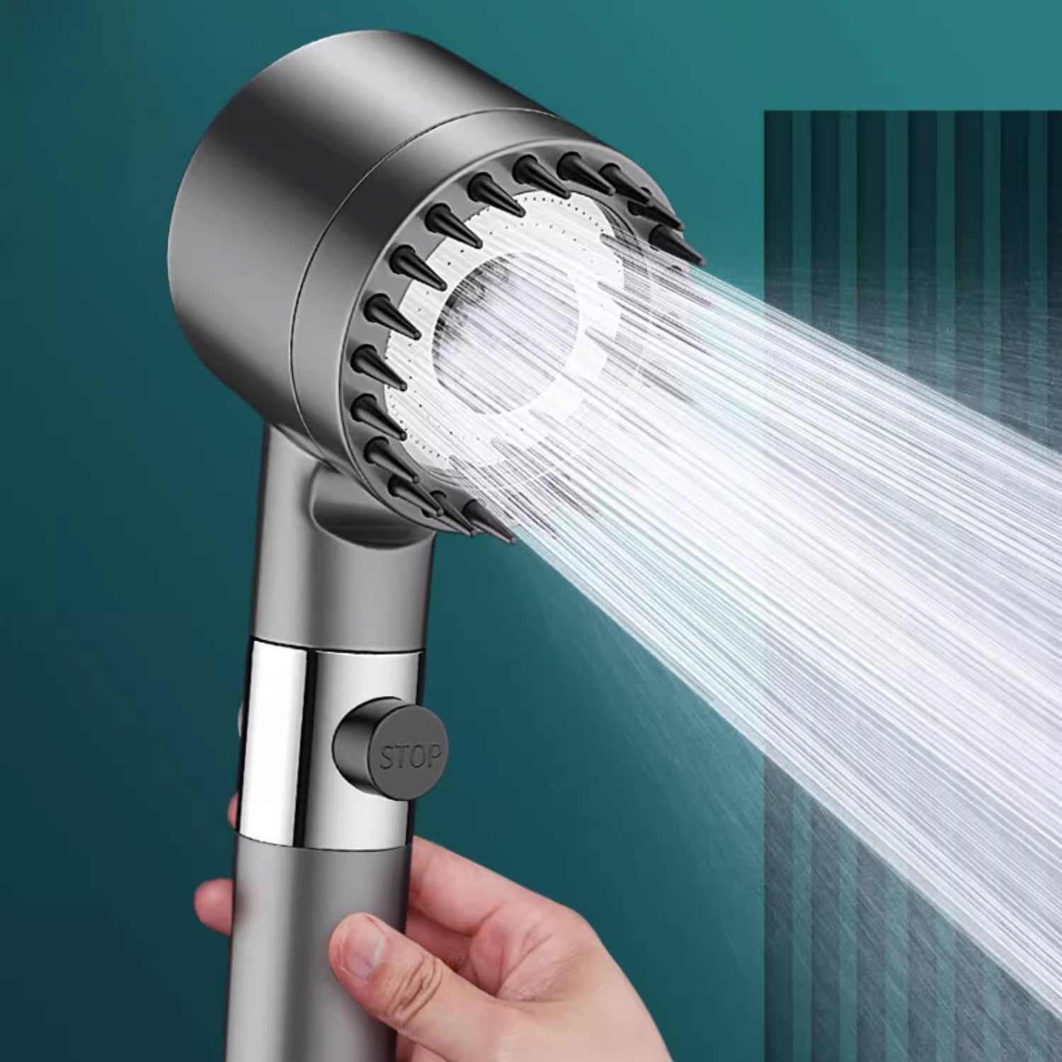 High-Performance Showerhead with 200% Increased Water Pressure