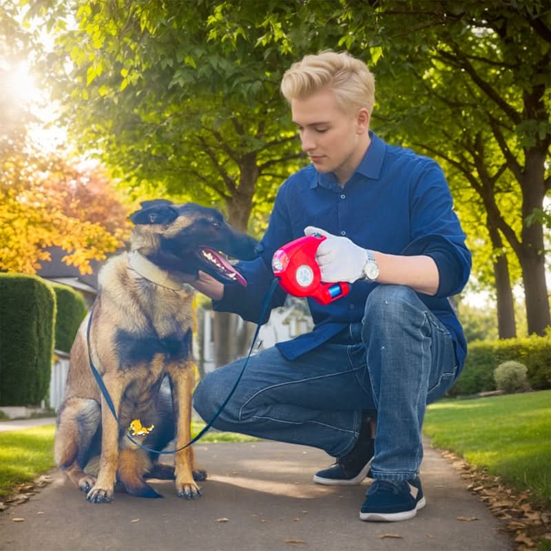 LED Dog Leash with Built-in Flashlight for Safe Walks