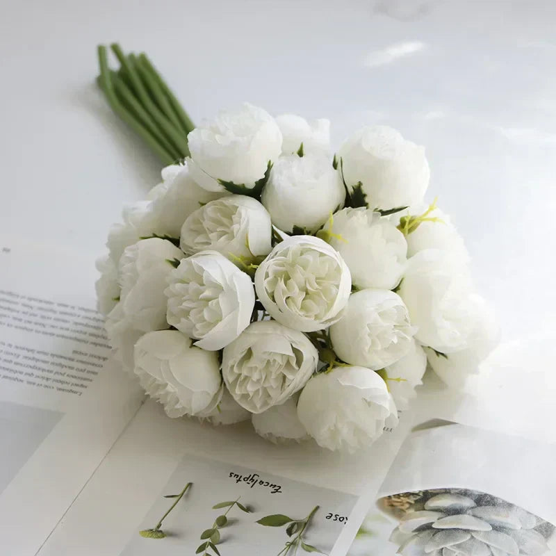 Silk Peony Bouquet - Love Story