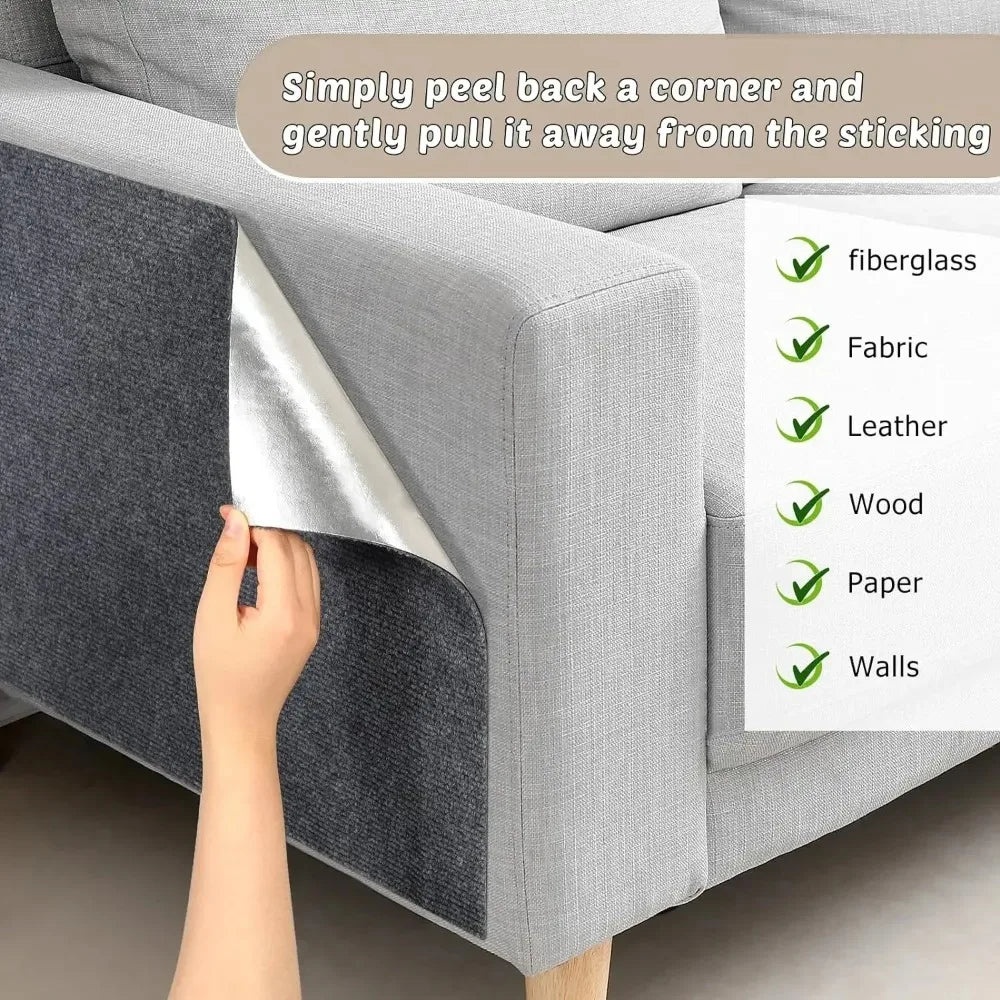 Self-Adhesive Protection Plate for Cats to Safeguard Furniture, Walls & Carpets