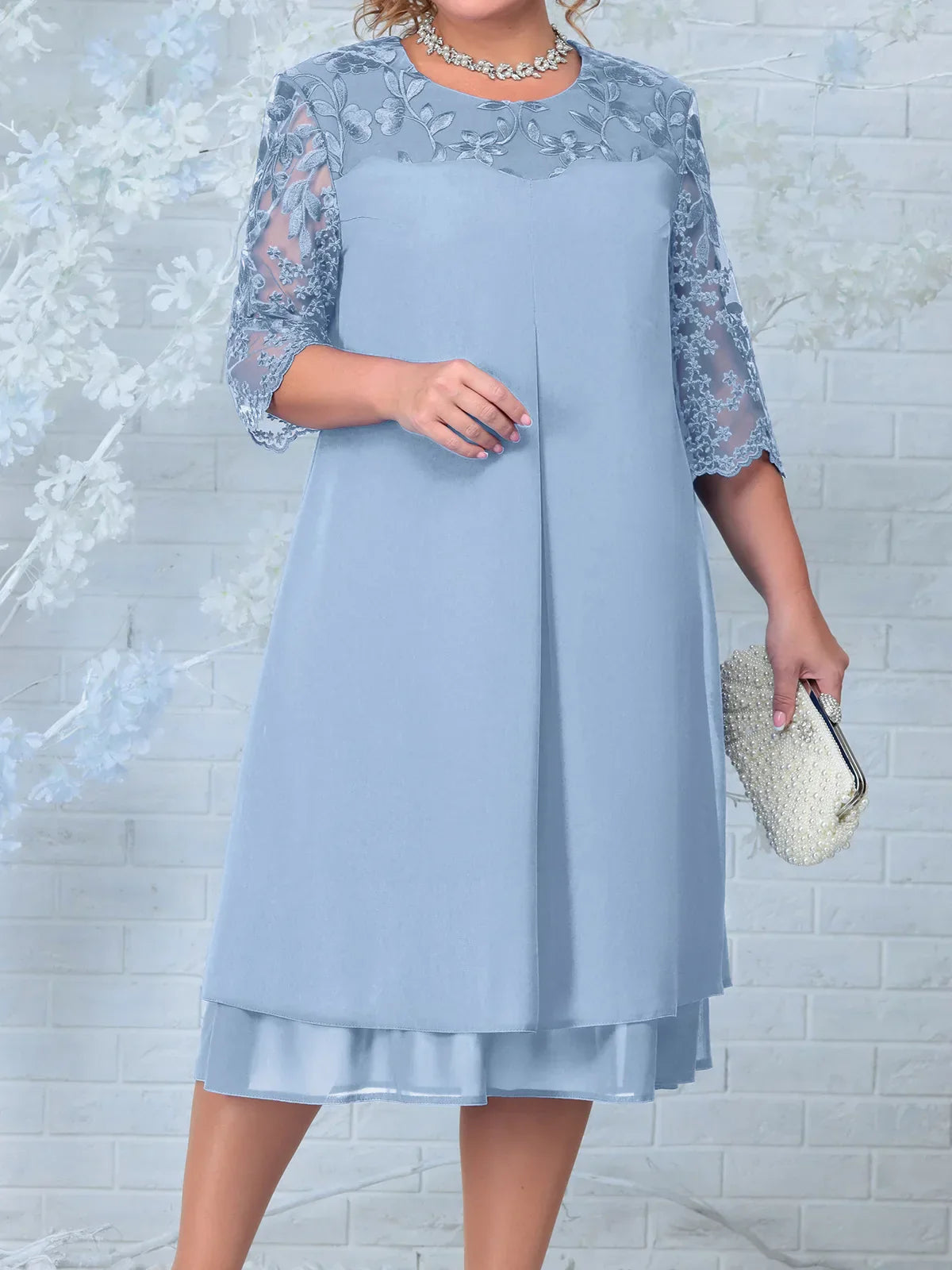Plus Size Autumn Banquet Dress