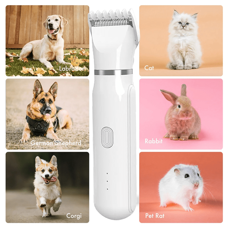 4-in-1 Pet Trimmer – Fur and Nail Care in One Device