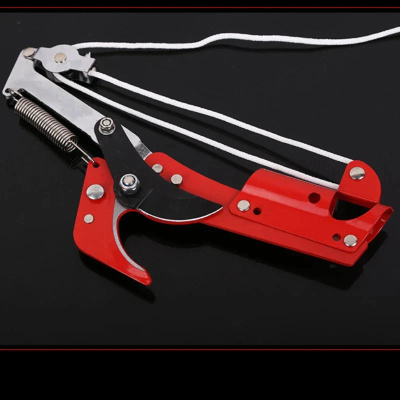 Telescopic Pole Pruner | Rope-Pull Tree Pruner with SK5 Steel Blade | Ideal for Fruit Trees & High Branches
