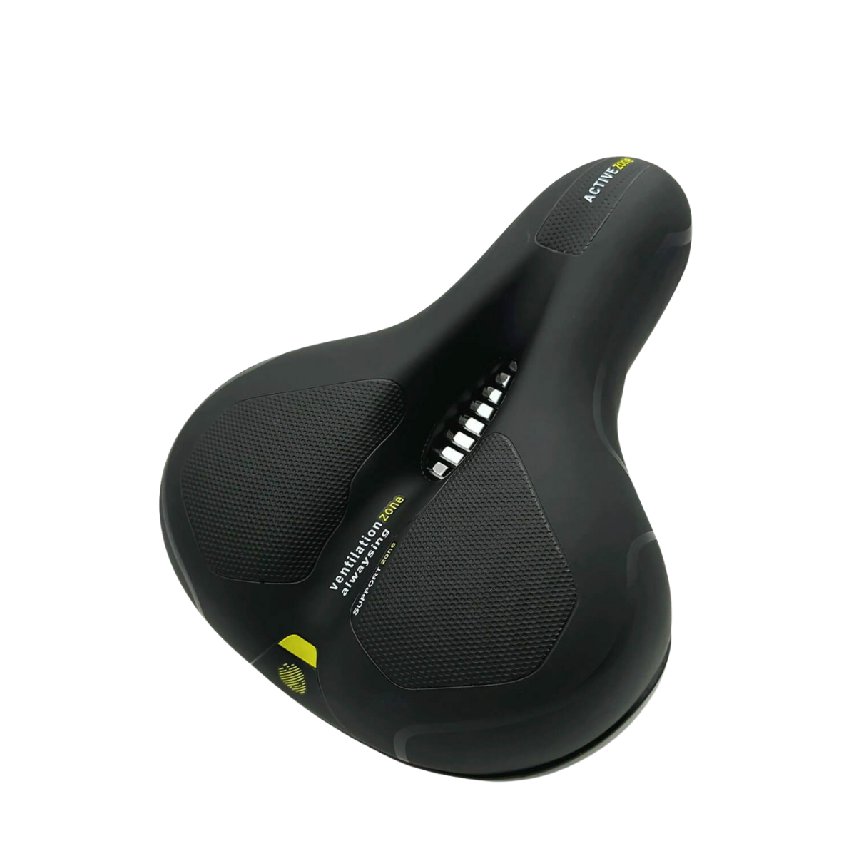 CloudComfort Pro Bicycle Seat | Pressure-Relieving Memory Foam | Black