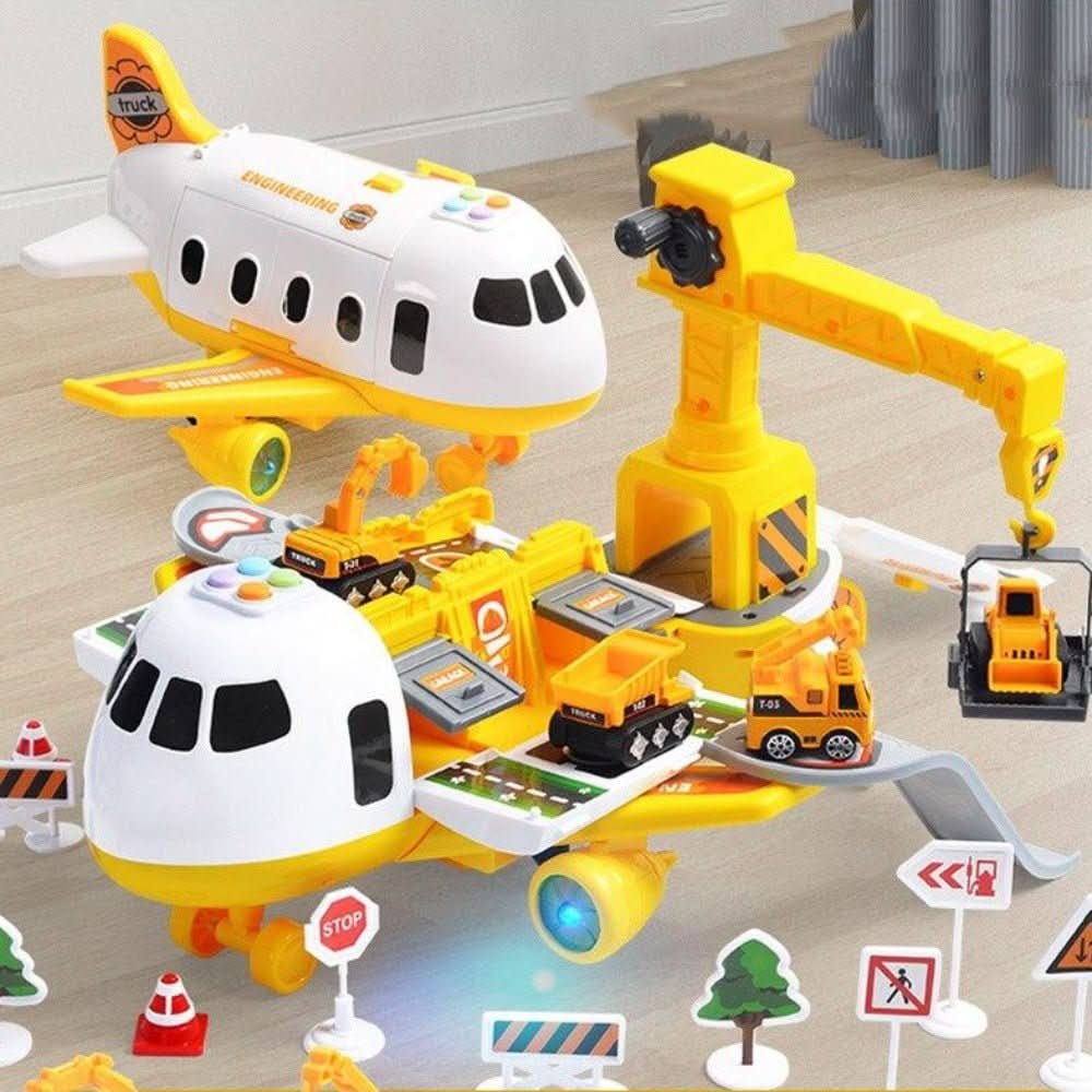 Adventure AirPlay Set with Airplane & Vehicles for Creative Kids