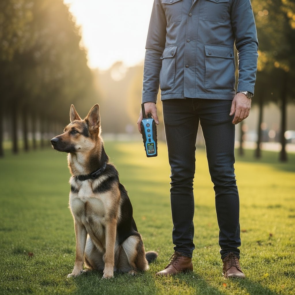 Waterproof Electric Shock Collar with Long Range, 2000 m Control and 99 Levels