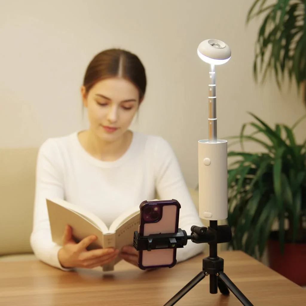 Camping Telescope Light with Magnetic Base & Flexible Lighting