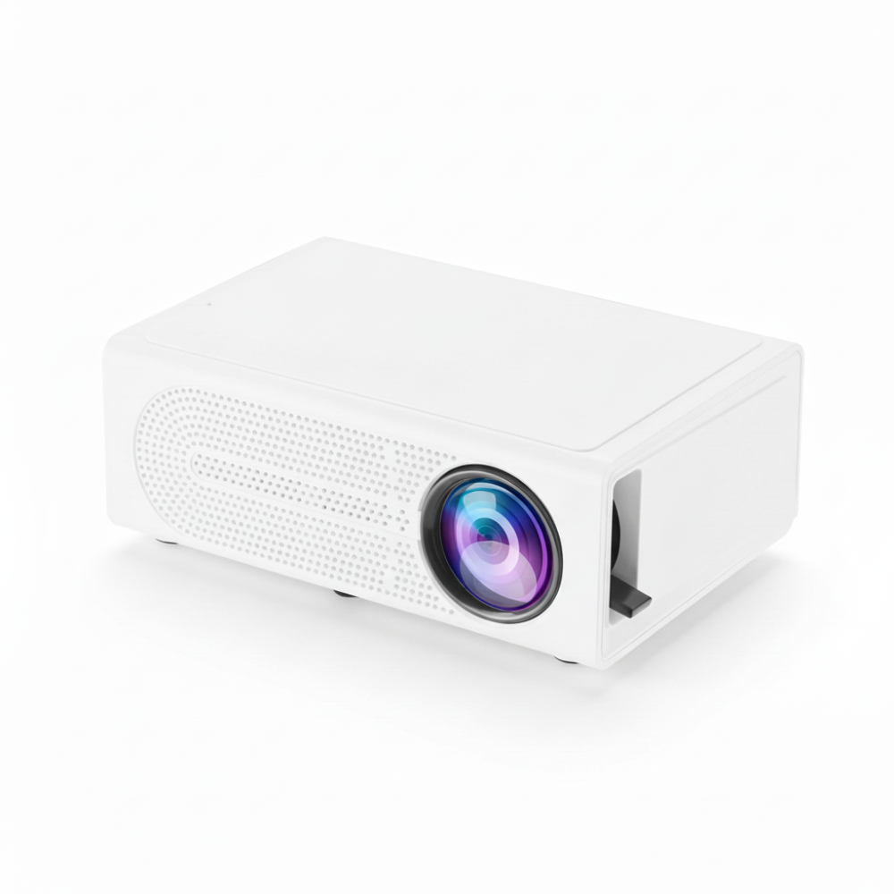 High-Intensity Mini Projector 3000 Lumens – Compact, HDTV & USB Compatible, Perfect for Home Theater & Outdoor Use!