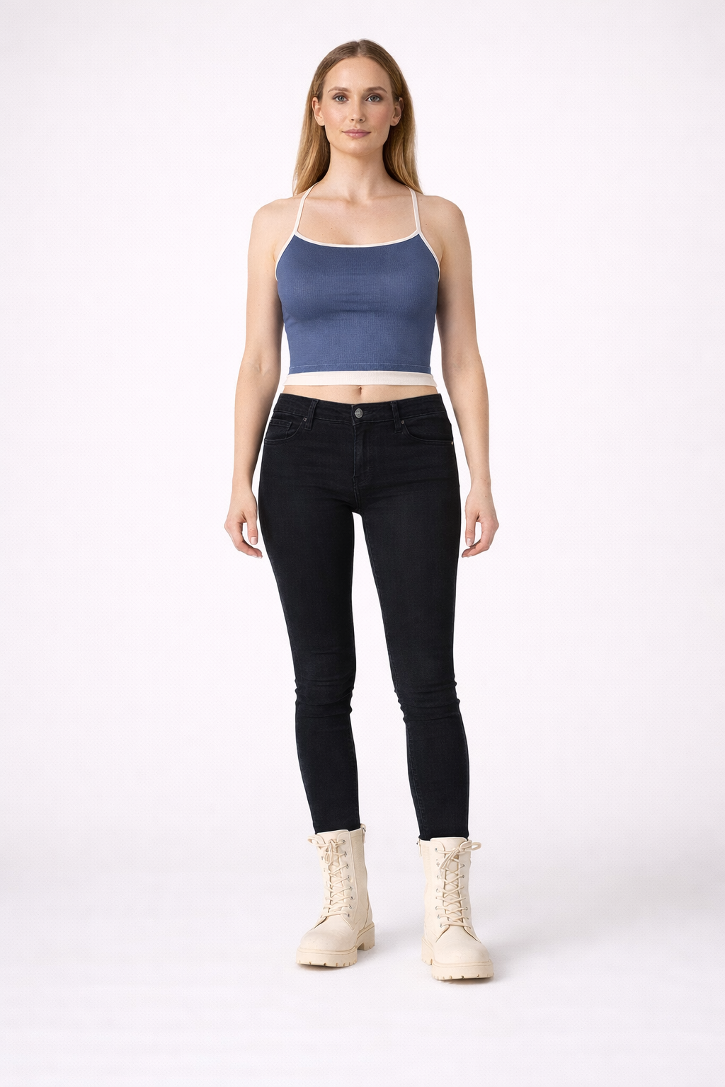 Women's Layered Camisole Mock Two Pieces