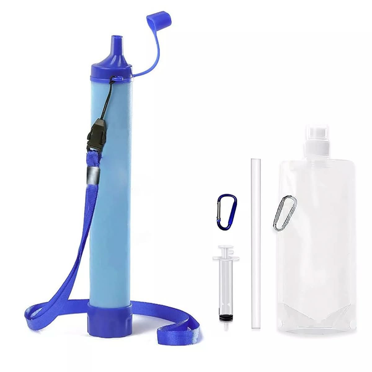 Portable Water Filter – 4-Stage Filtration System for Emergencies and Outdoor Adventures
