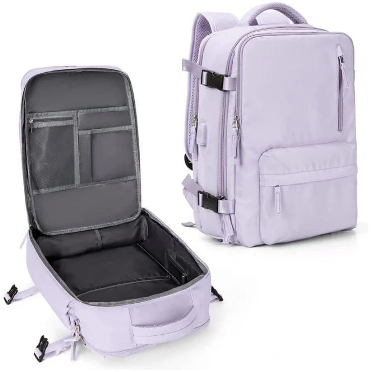 Women's 35L Travel Backpack | Waterproof with USB Port | Anti-Theft Design & Shoe Compartment | Ideal for Hiking, Daily Use & Travel
