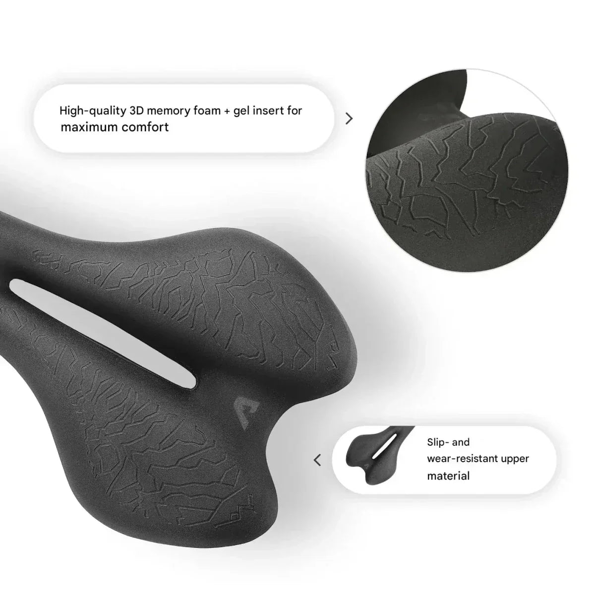 Ergonomic Bicycle Saddle with Memory Foam