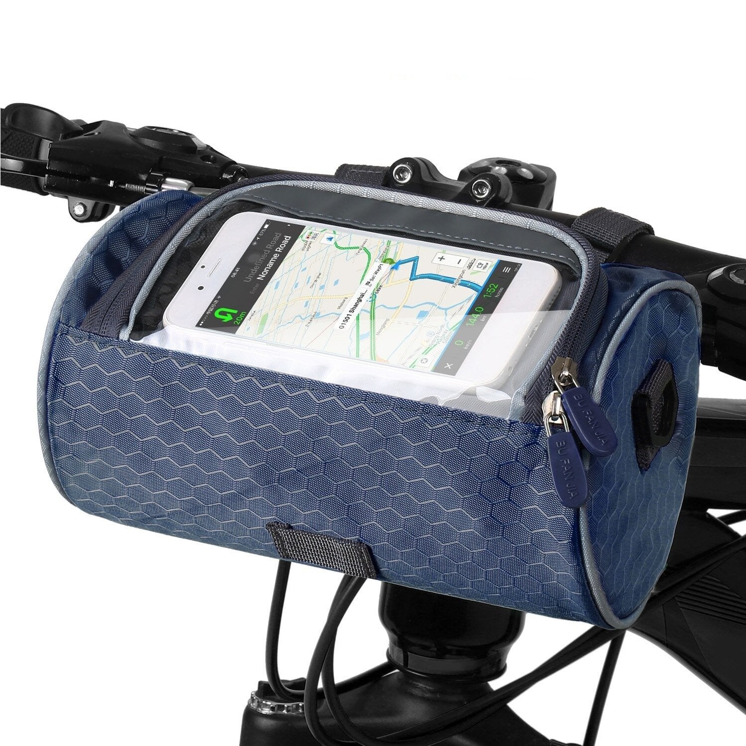 Compact Bike Handlebar Bag with Phone Pocket – Convenient Storage for On-the-Go
