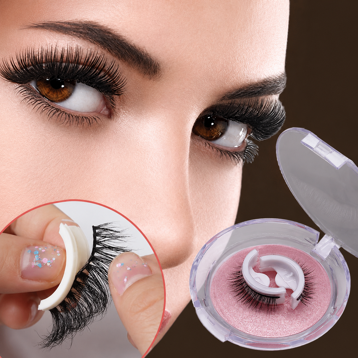 Self-Adhesive Lashes for Instant Natural Volume | Buy 1 Get 1 FREE