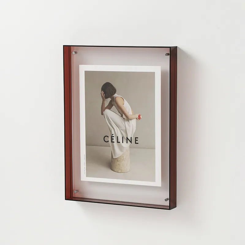 Colorful Acrylic Display Frame – Contemporary Picture Holder