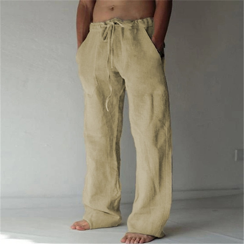 Men's Linen Pants | Long