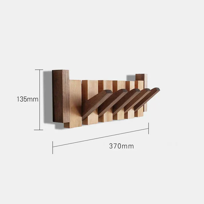 Wooden Piano Coat Rack - Elegant Design