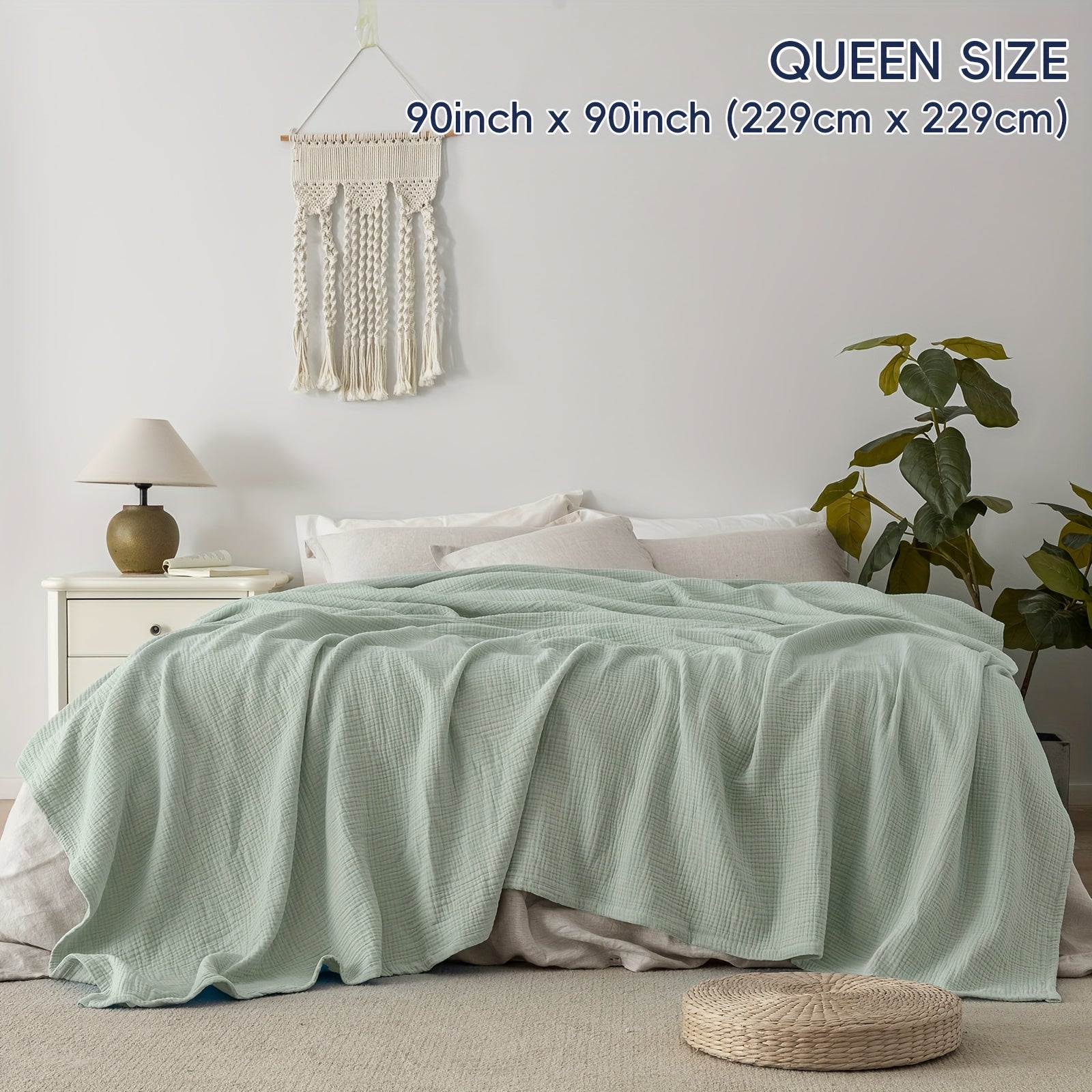 Ultra-Soft Cotton Blanket for Breathable Everyday Comfort