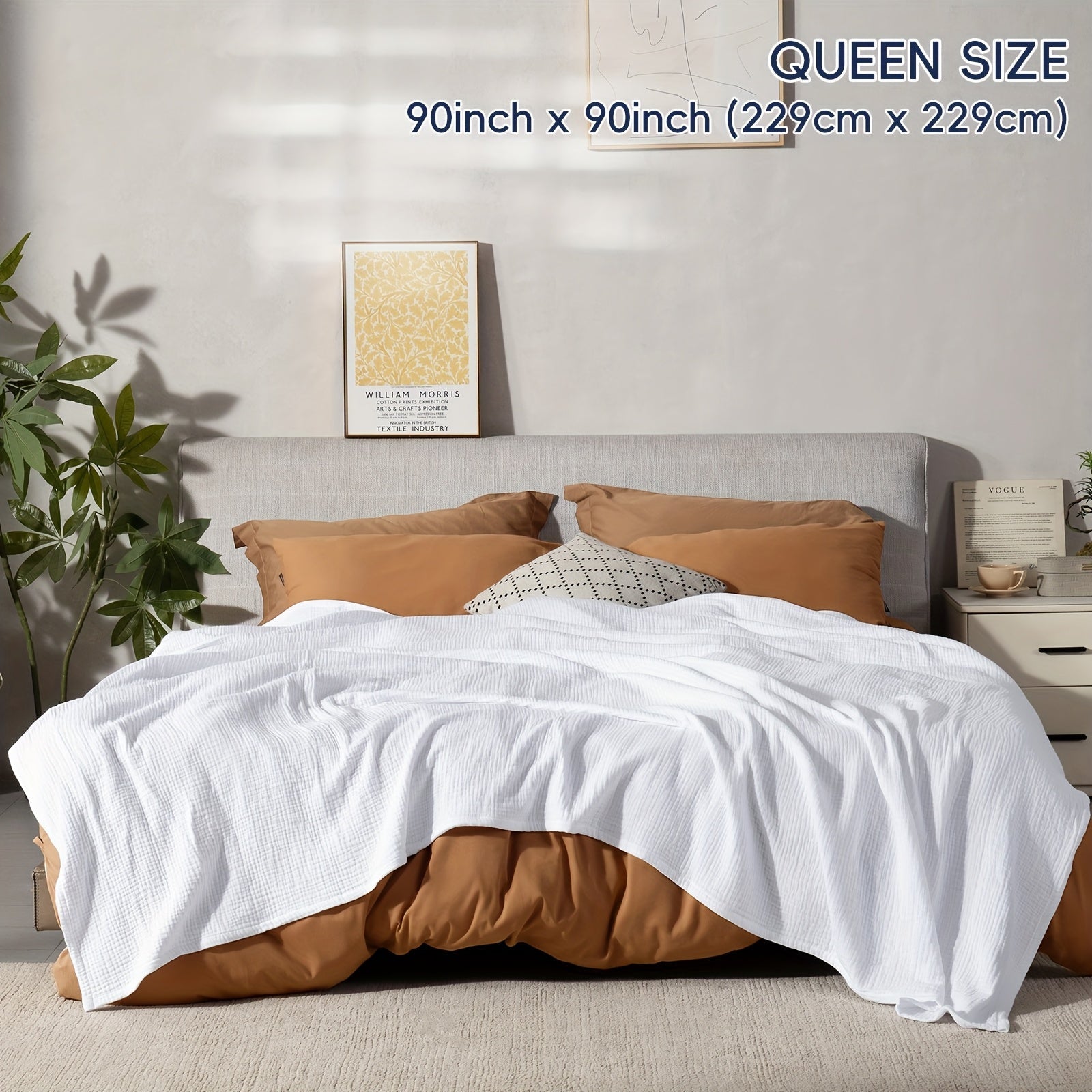 Ultra-Soft Cotton Blanket for Breathable Everyday Comfort