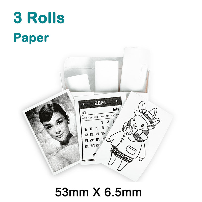 Compact Printer + Free Printing Paper - The Ink-Free Printing Solution!