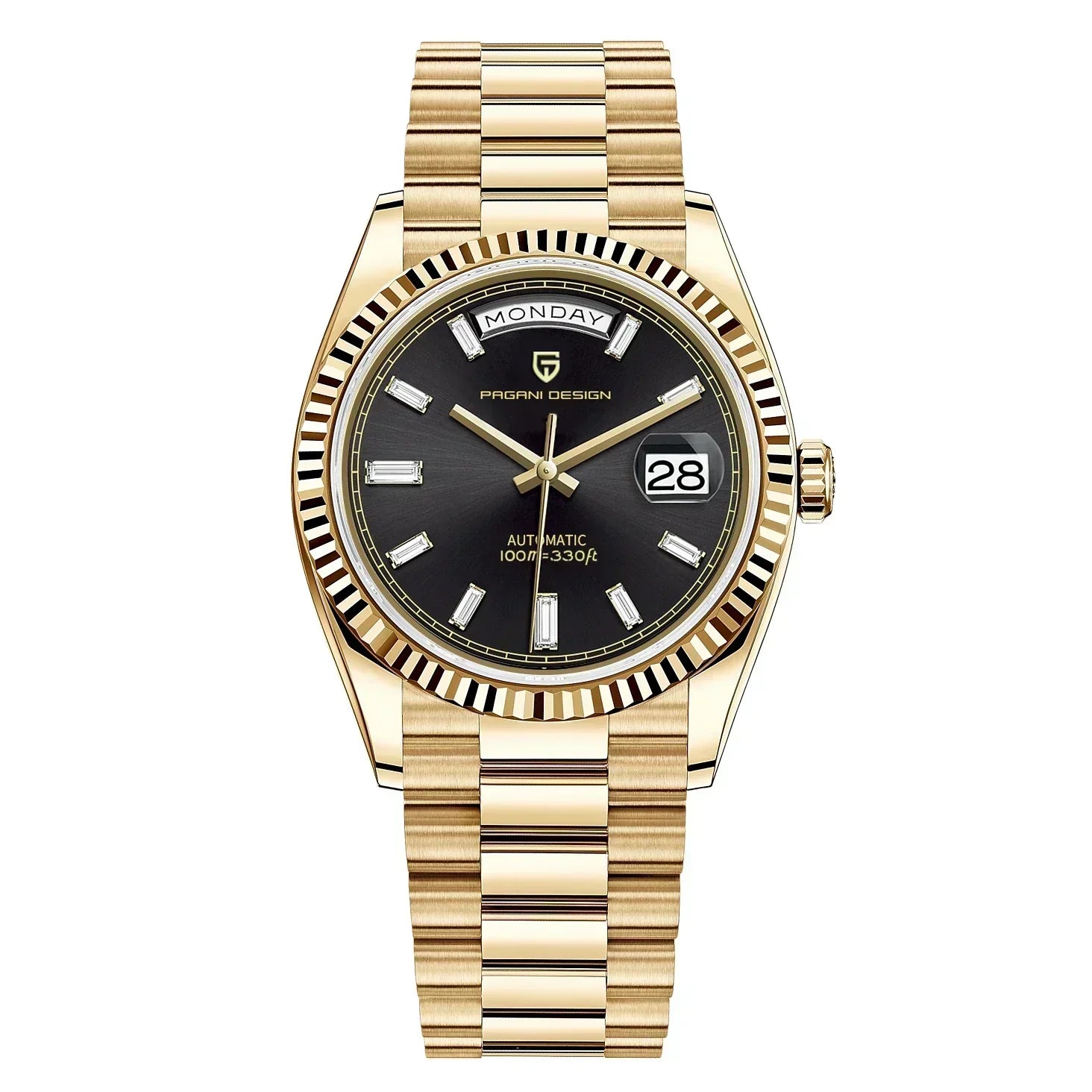 Premium Men's Automatic Watch – Stainless Steel, Self-Winding, Calendar Feature – Versatile Style for Any Occasion