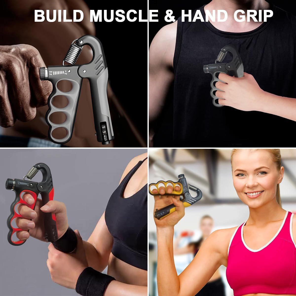 Forearm Trainer | Hand Trainer | Grip Strength Trainer up to 100 kg