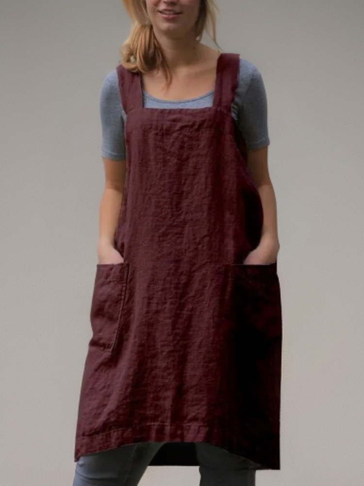 Women's Work Apron Dress | Long