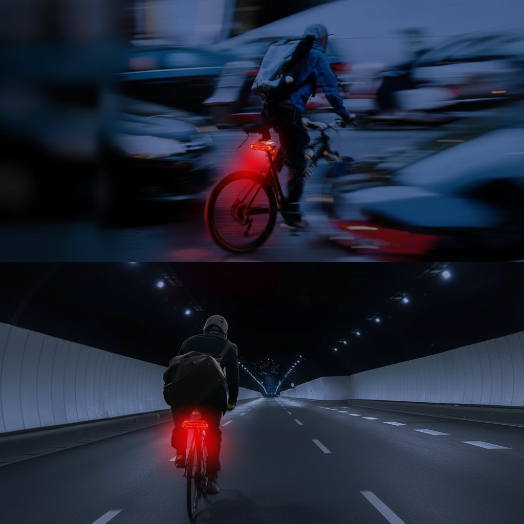 Smart Bicycle Rear Light with Alarm Function