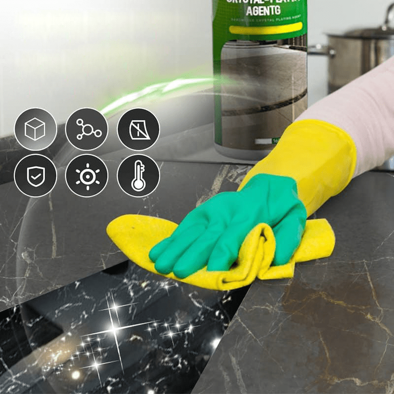 Instant High-Gloss Stone Coating for Marble, Granite, and More