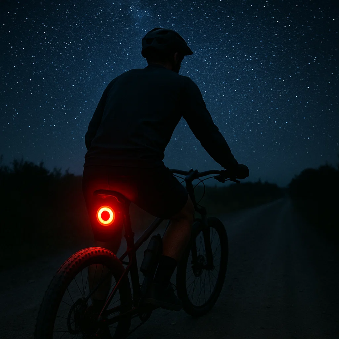 Rear and Brake Light for Bicycles and Road Bikes with 6 Modes and Battery