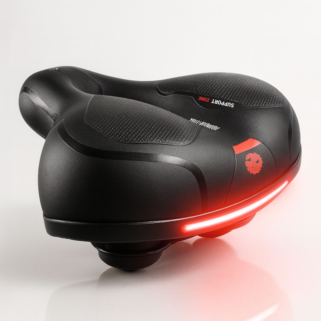 Ergonomic Bicycle Seat with Suspension for Daily Use and Tours