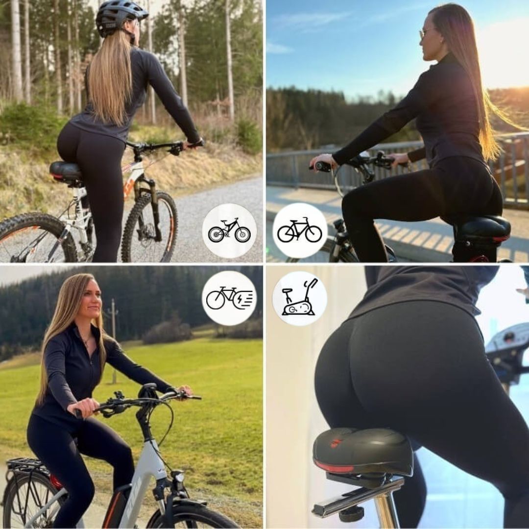 Comfortable Bicycle Seat for Men and Women with Suspension