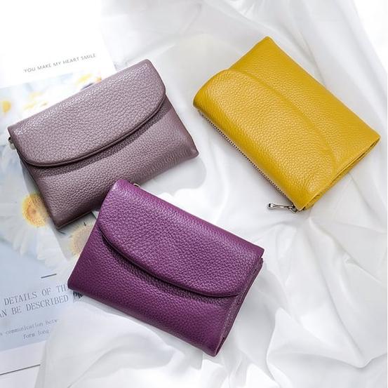 Compact RFID Leather Wallet