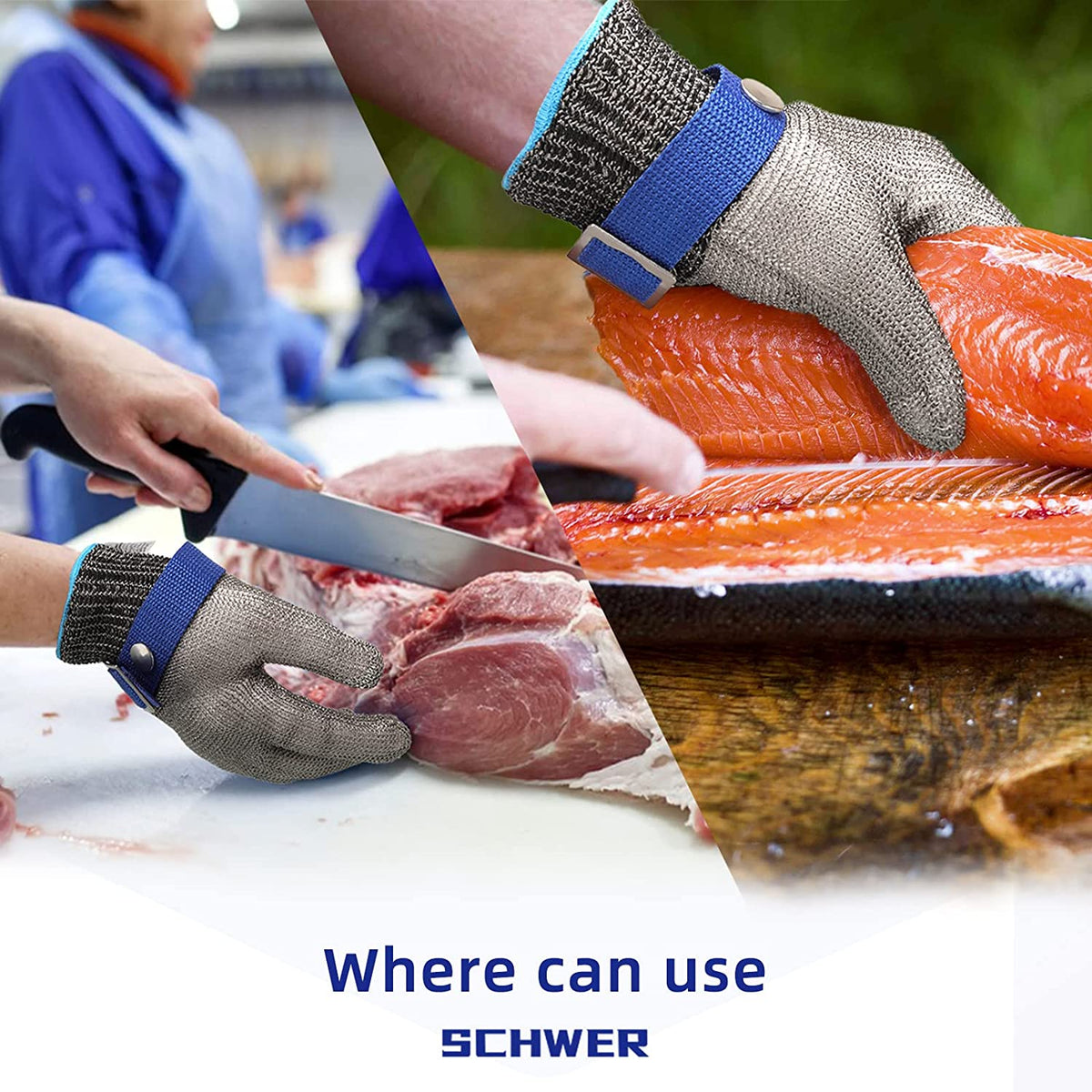 Durable Cut-Resistant Gloves – Flexible Safety for Secure Handling