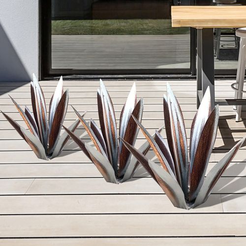 Waterproof Eternal Agave Rustic Sculpture
