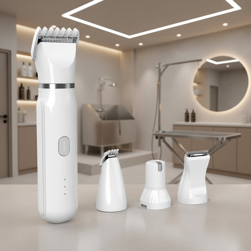 4-in-1 Pet Trimmer – Fur and Nail Care in One Device