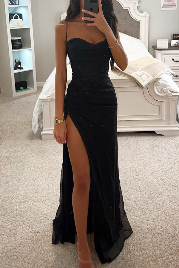 Women’s Evening Sequin Dress | Maxi