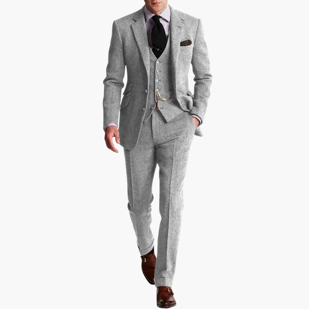 Men's Classic Suit | With Vest