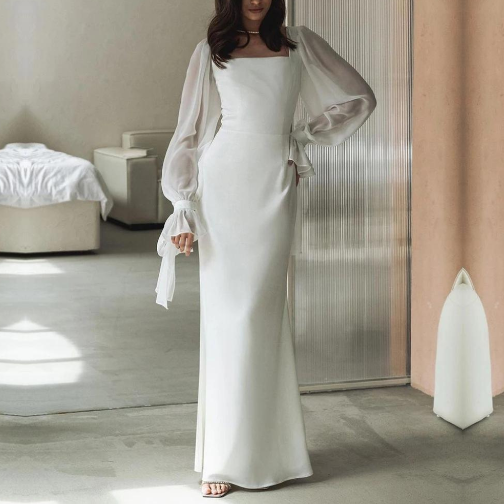 Women's White Dress for Wedding Guests | Maxi