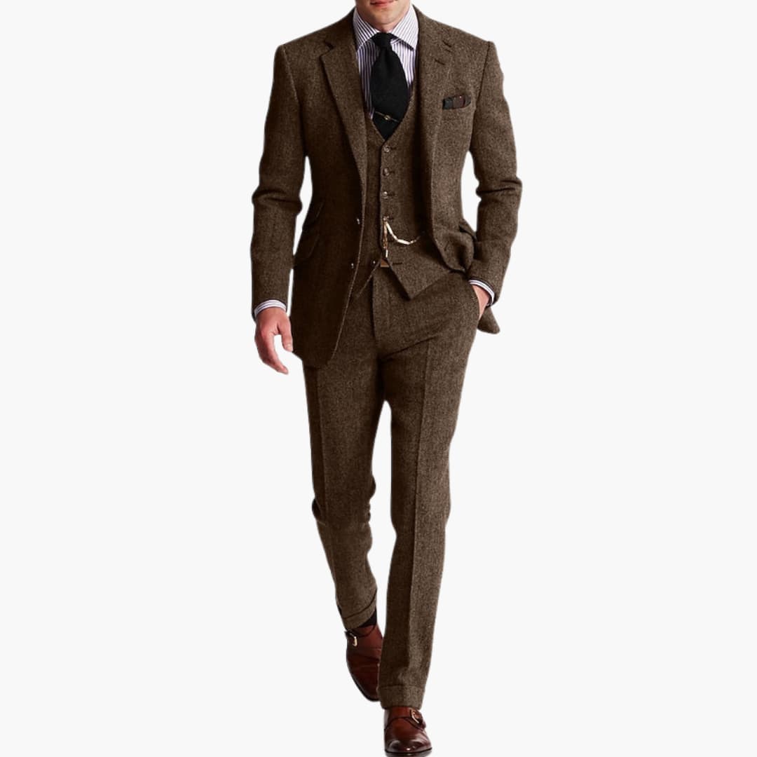 Men's Classic Suit | With Vest