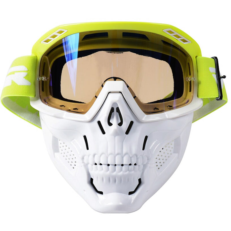 Motorcycle Goggles with Impact-Resistant Lenses